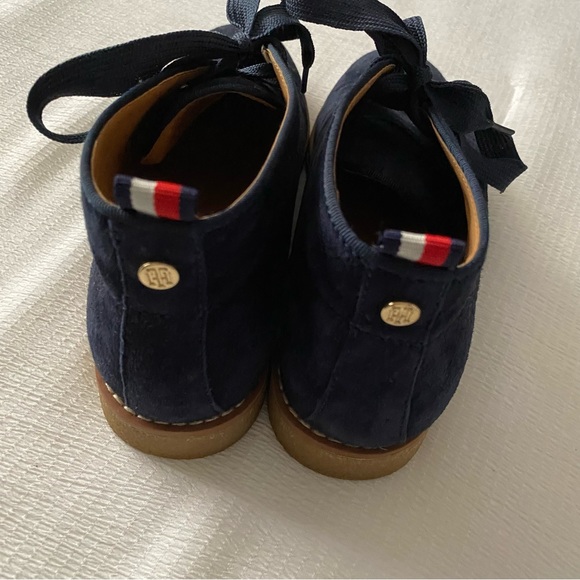 Tommy Hilfiger Navy Blue Low Ankle Boots - Picture 7 of 11